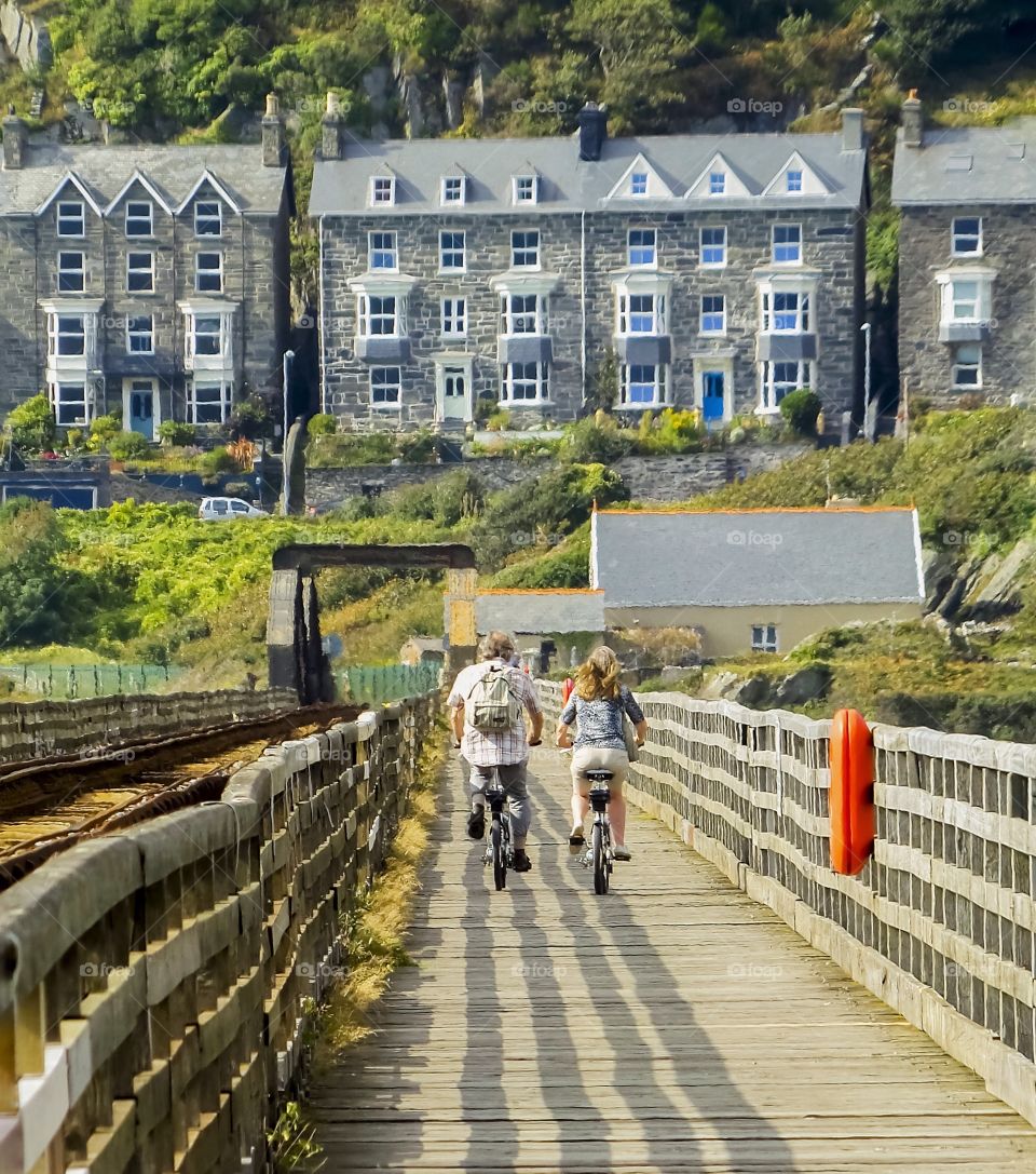 Cyclist. Barmouth