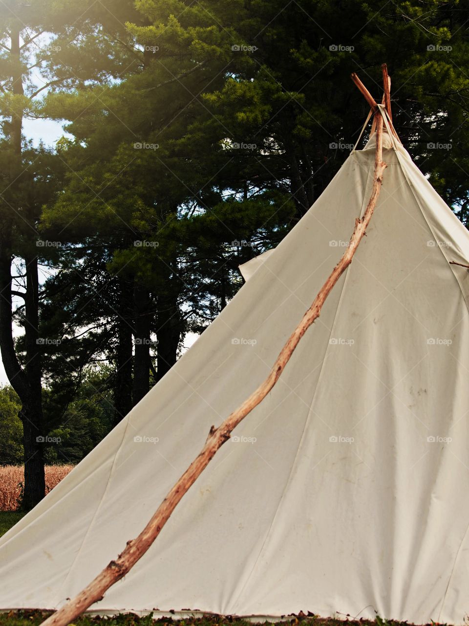 Civil War Tent. Civil War encampment in Clayville, IL.
