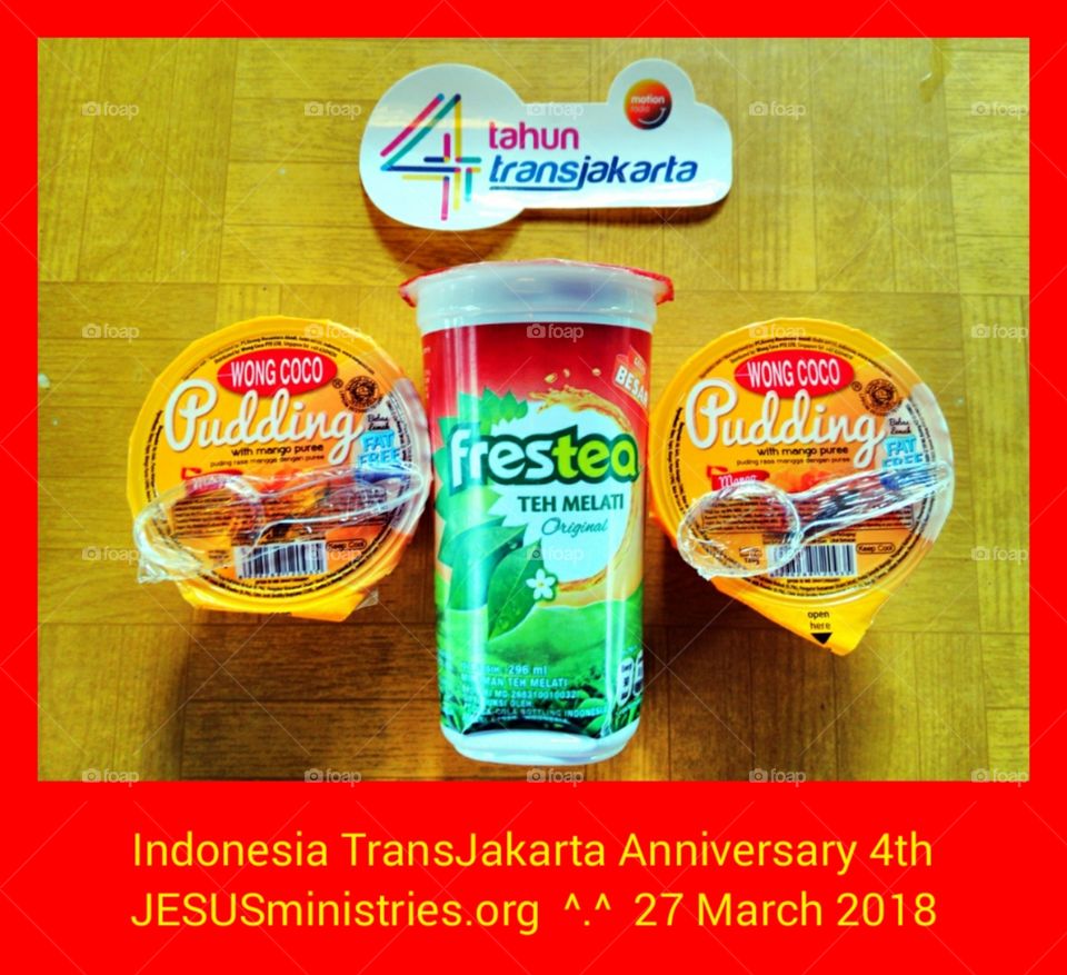 Indonesia TransJakarta Anniversary 4th
JESUSministries.org  ^.^  27 March 2018