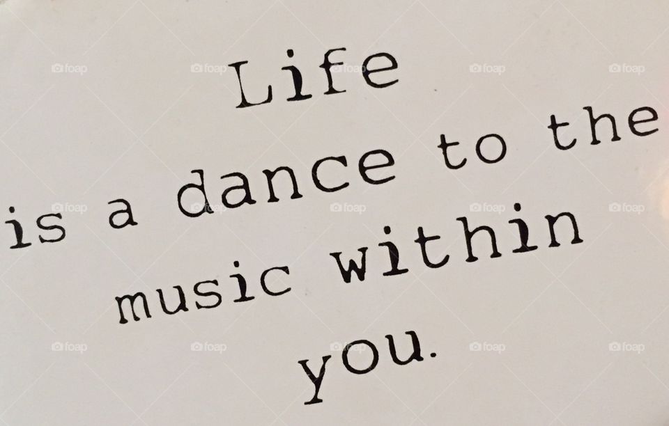Life is a dance.....