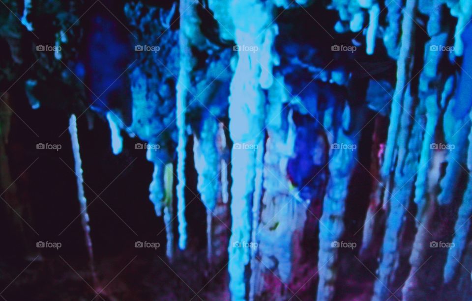 Stalactites hanging over the walls of the cave are scary but very beautiful and unique this happens because of natural processes that take a long time