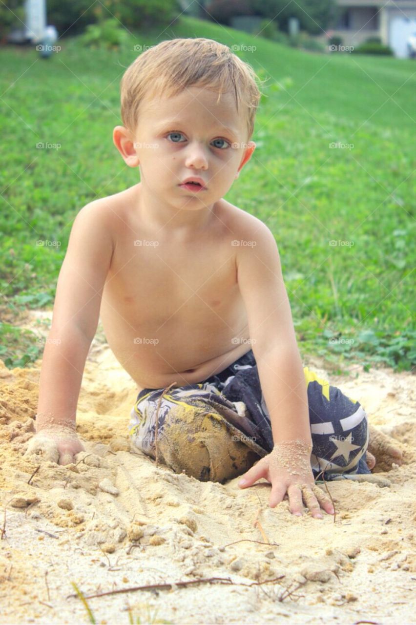 Close-up of boy