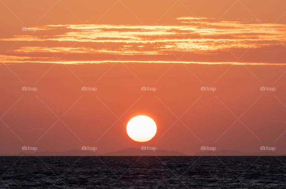 Beautiful sunset on beautiful island ... koh Lipe Thailand