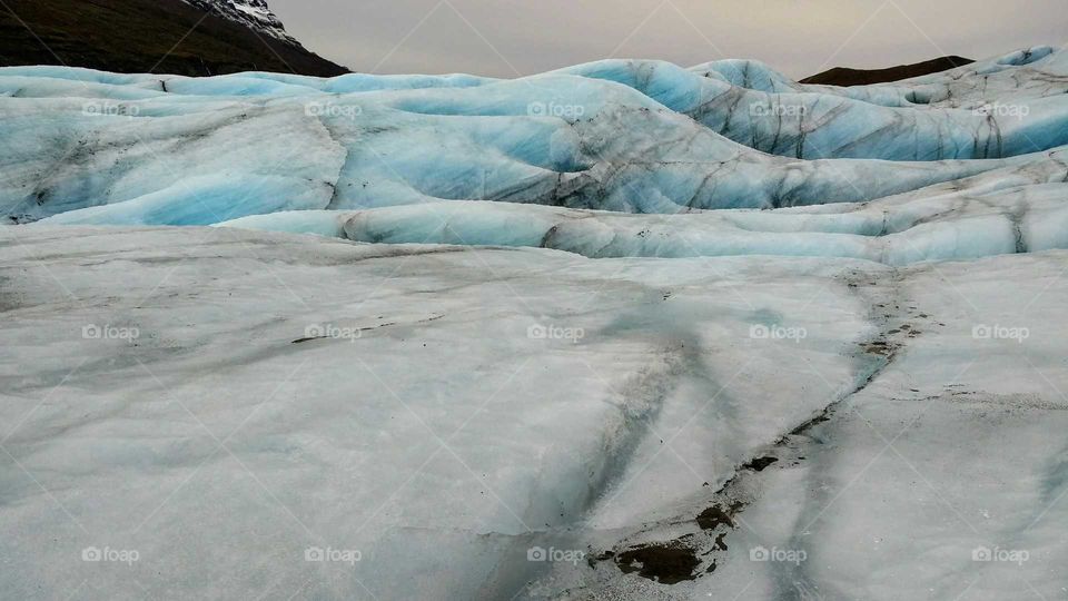 Blue glacier