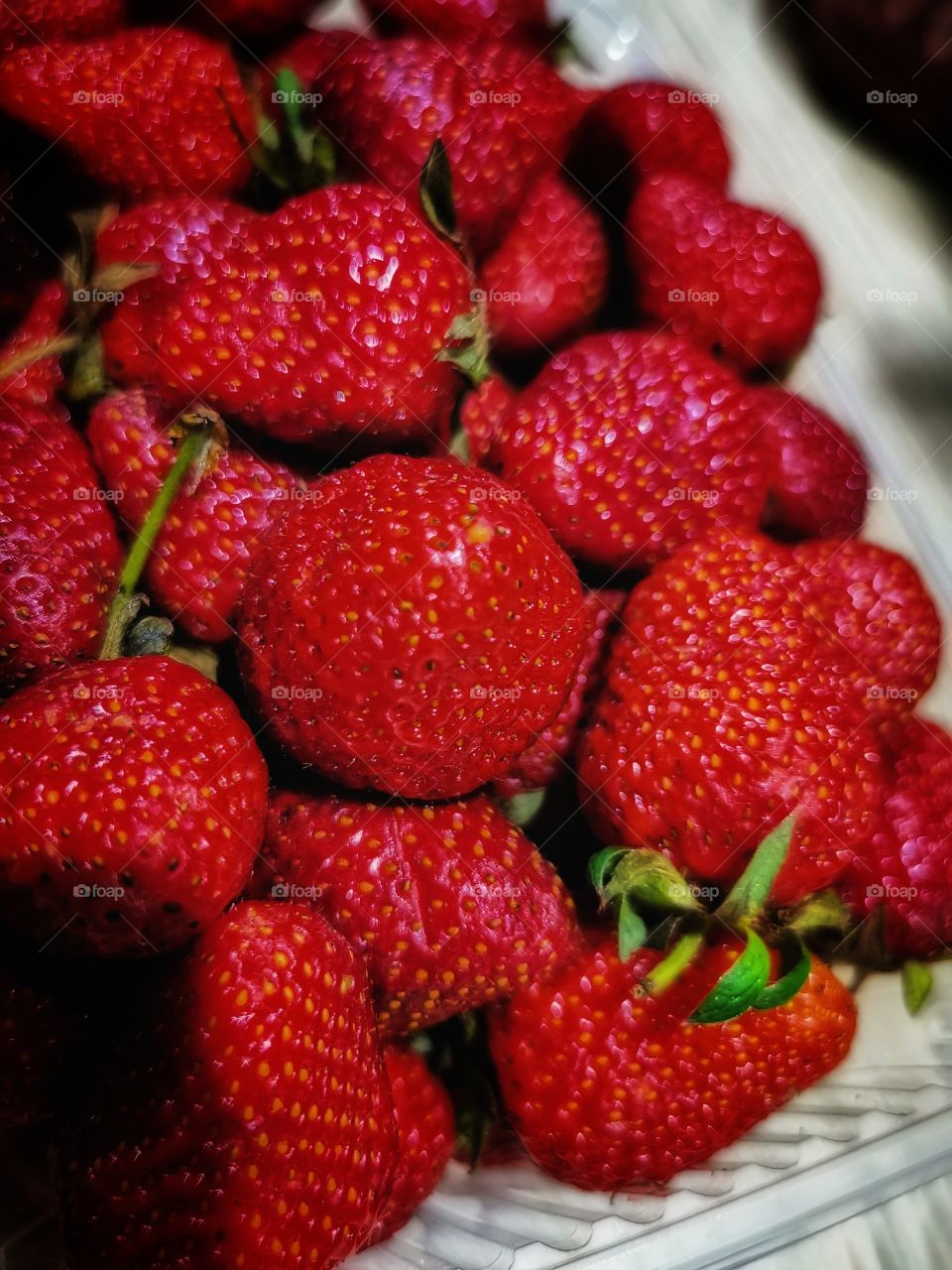 Fruits berry view bio fresh yummy healthy Red strawberry view table day part