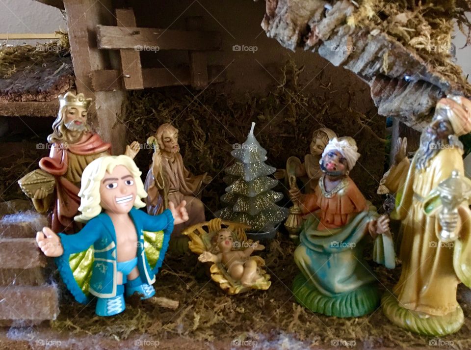 People, Religion, Child, Doll, Christmas