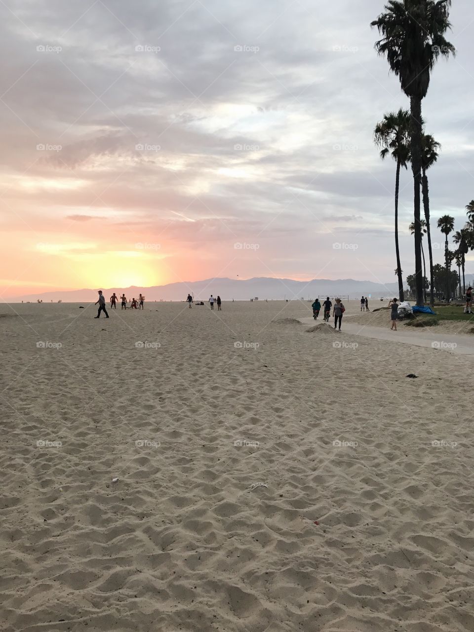 Sunset on Venice Beach 
