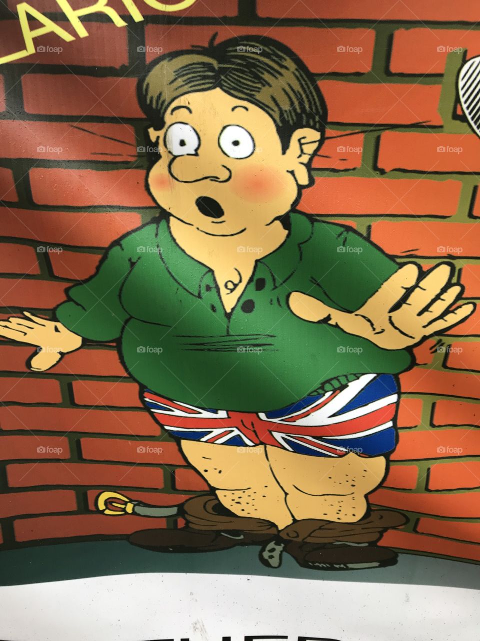 Boy with a crazy expression