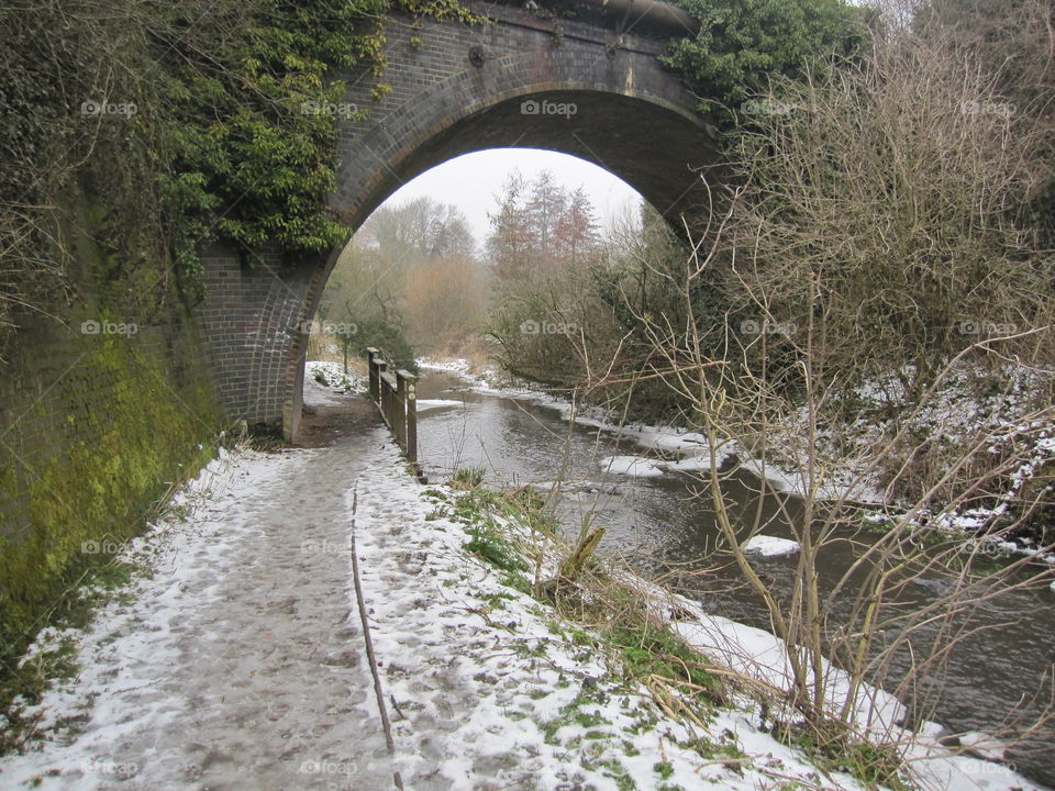 Bridge In Winter