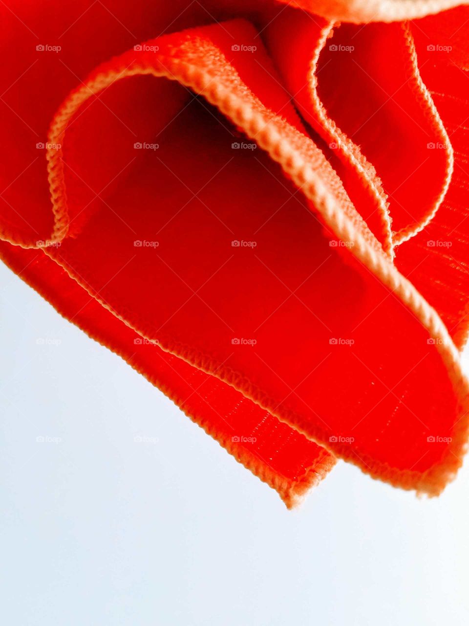 Bright Orange Color Microfiber Rag