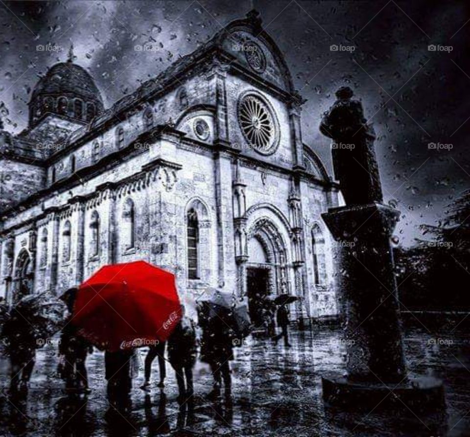 Šibenik city  from Croatia