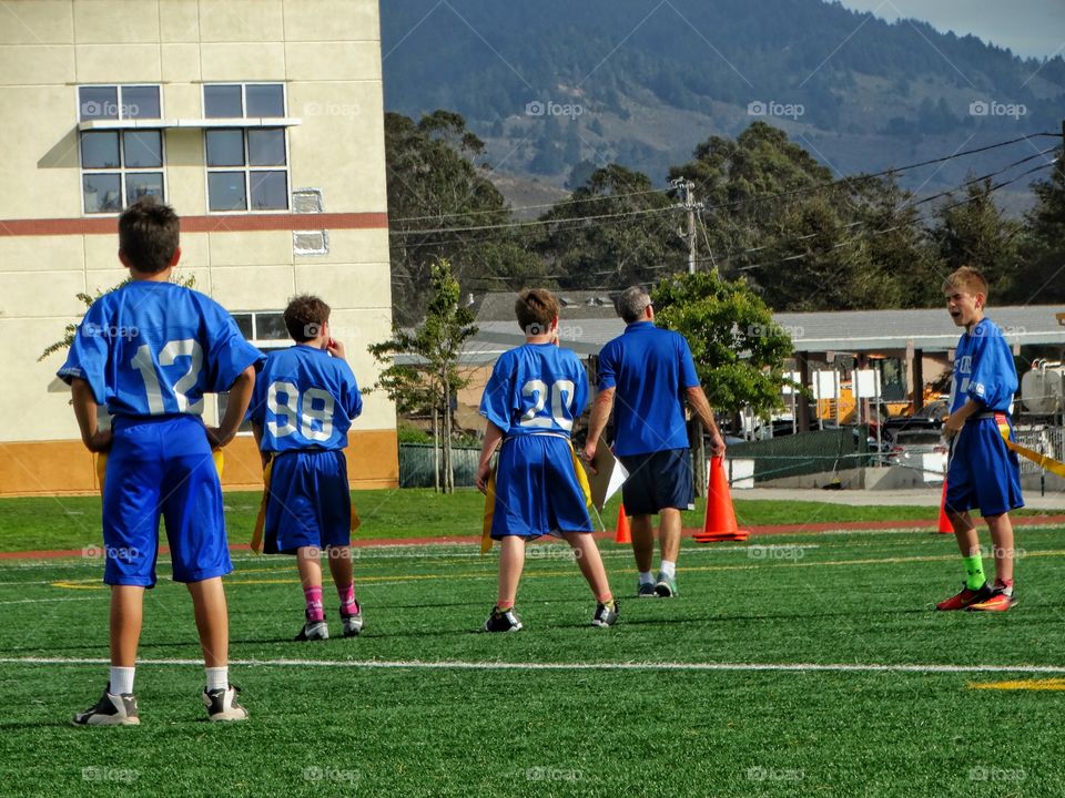 Kids Playing Football