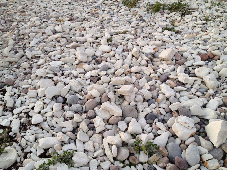 beach white stone denmark by andersdyr
