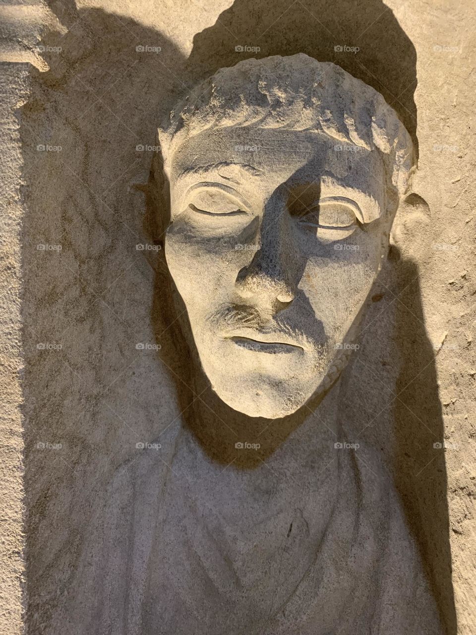 Sculpture present in the National Museum and archaeological area of Altino