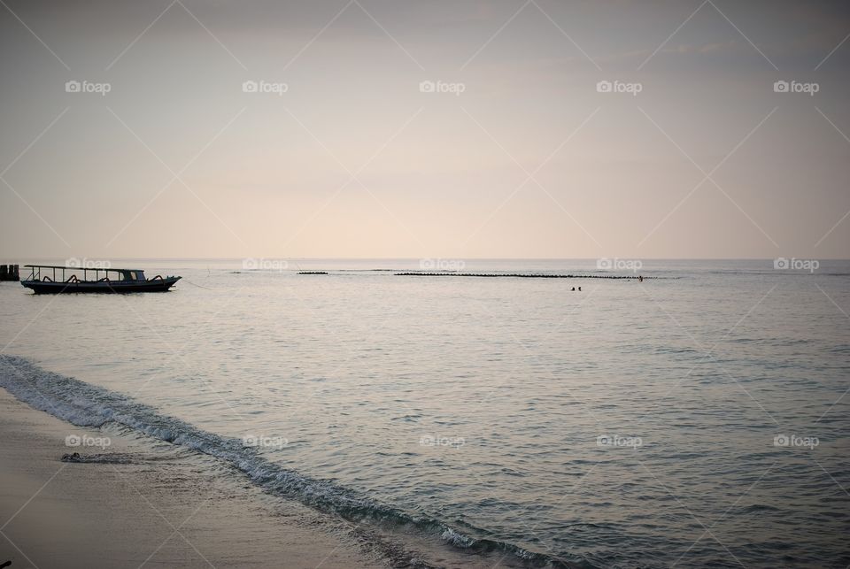 Dusk on Gili T.