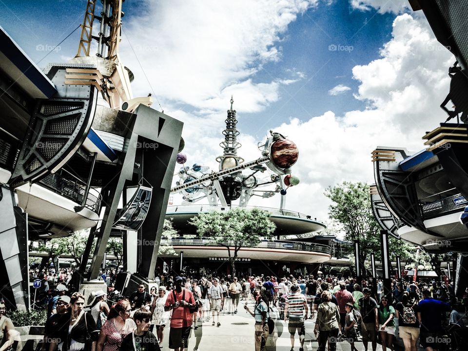 Tomorrowland. The future of yesterday, today in Tomorrowland at Walt Disney World. 