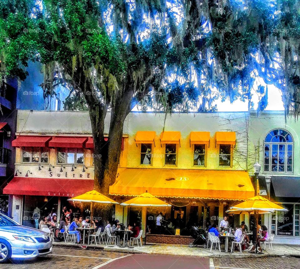 Winter Park Florida outside eateries