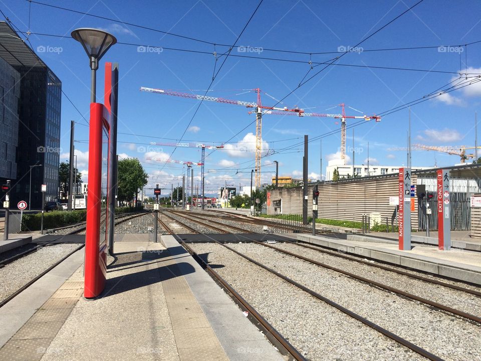 Tram tracks