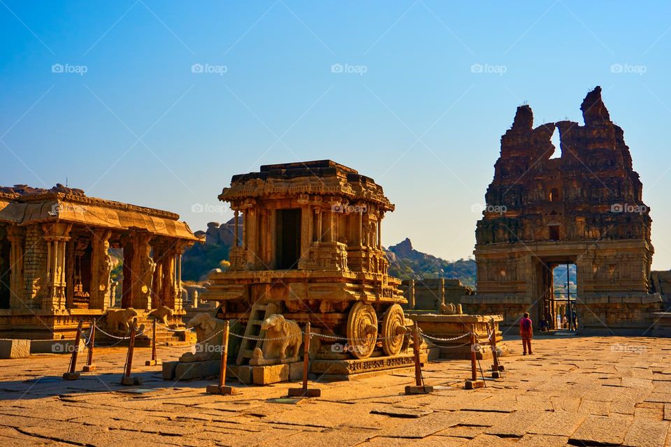 Architecture photography - Hampi - Stone Chariot 