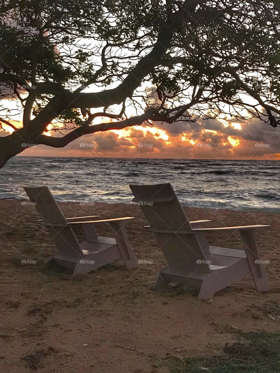 Kauai sunrise for two
