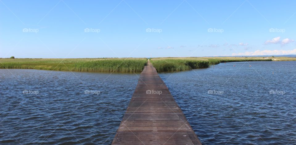 Bridge to an island.