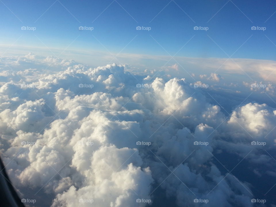 cloudy. Seattle flight