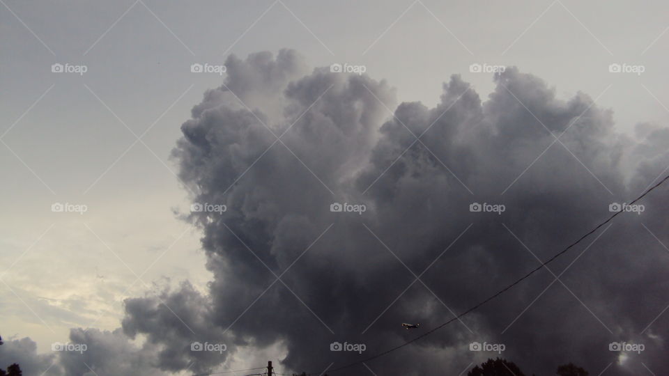 storm clouds