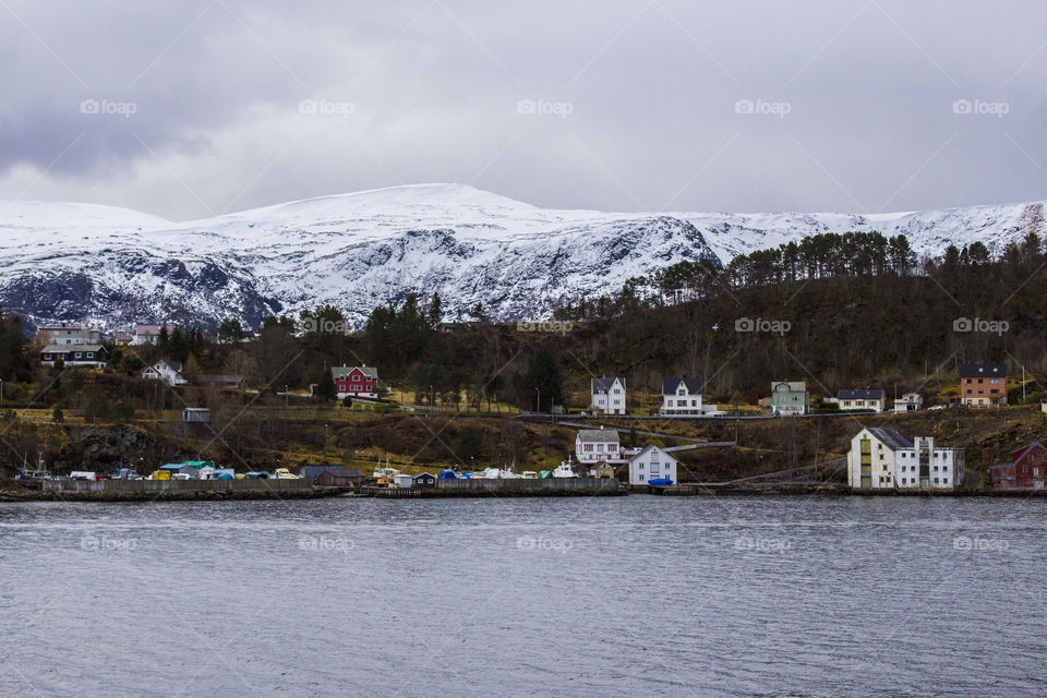 Small town in Norway 