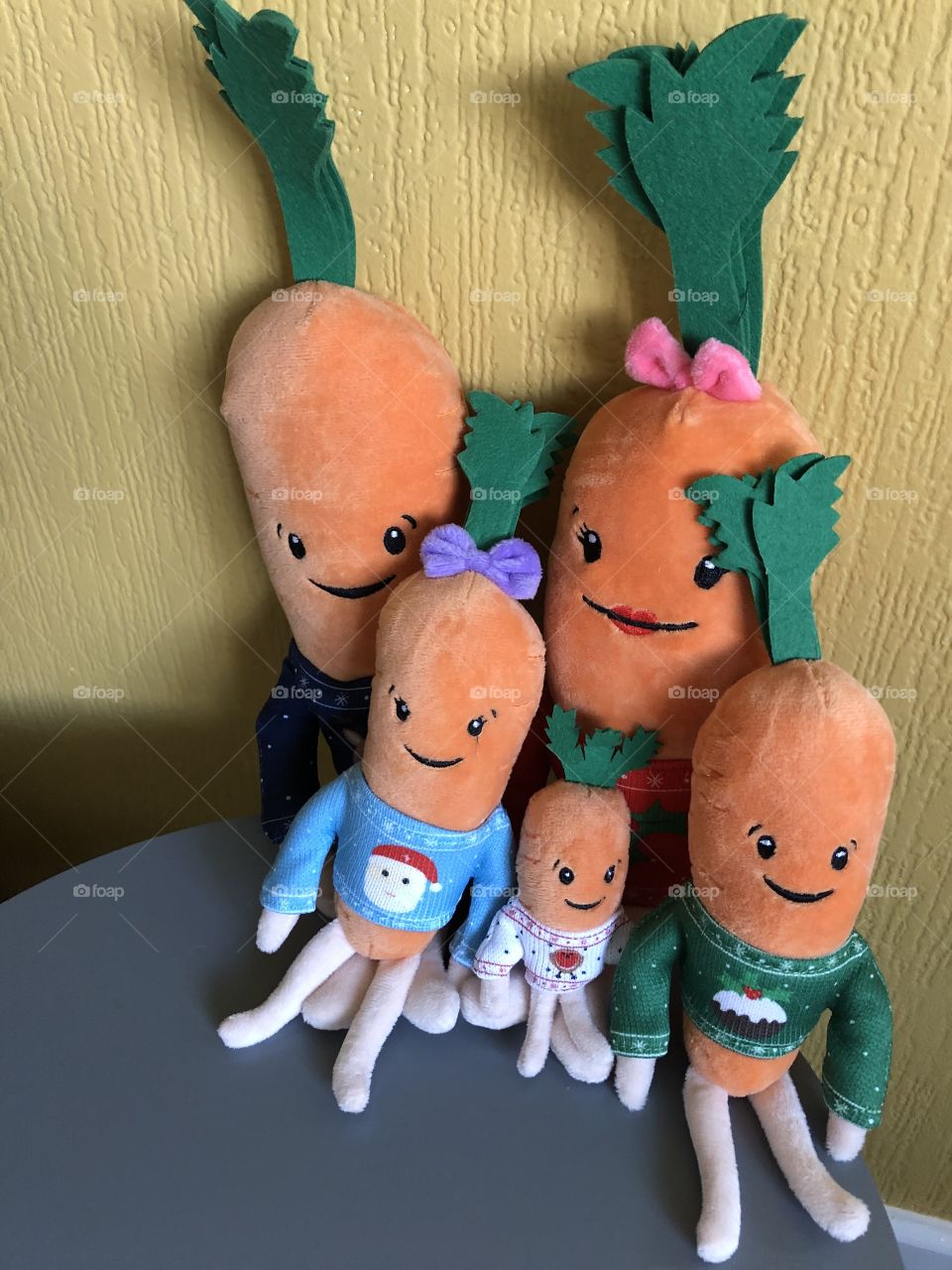 Christmas carrot family 