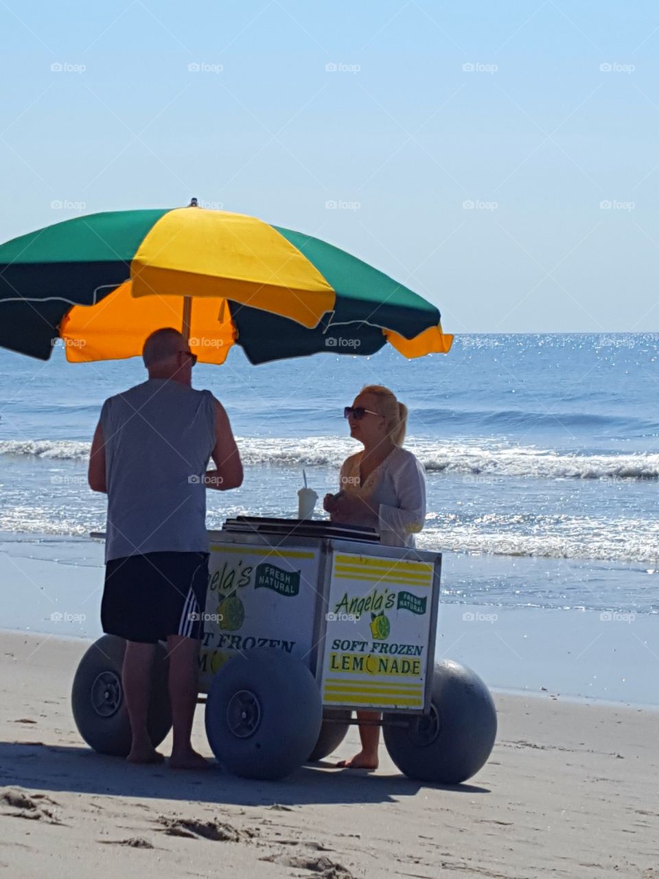 lemonade at the seashore