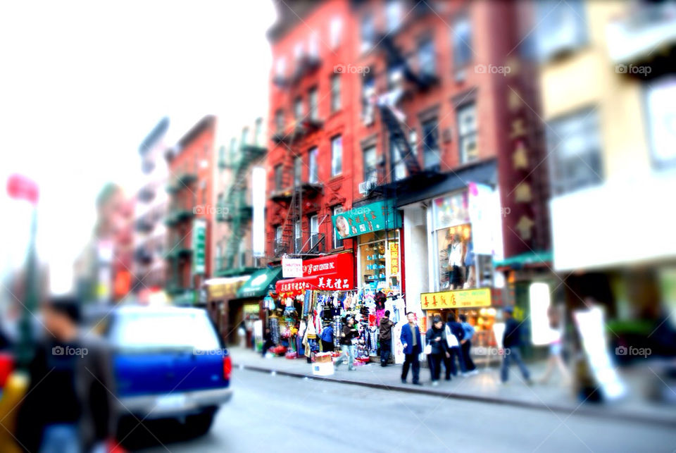 china town tilt shift by moffsing