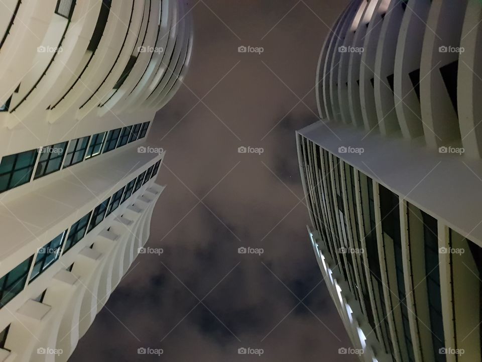 Highrise in the clouds