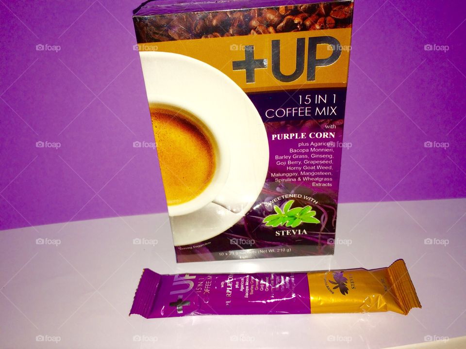 +Up Coffee, 15 in 1 with Purple Corn the Super anti-oxidant food in the planet
