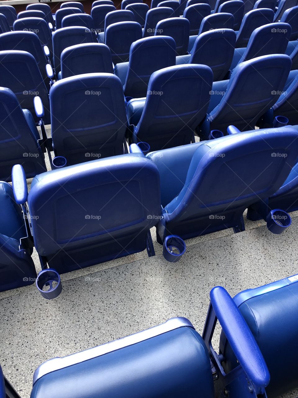 Bleachers chairs at Marlins Park, Miami, Florida, USA 