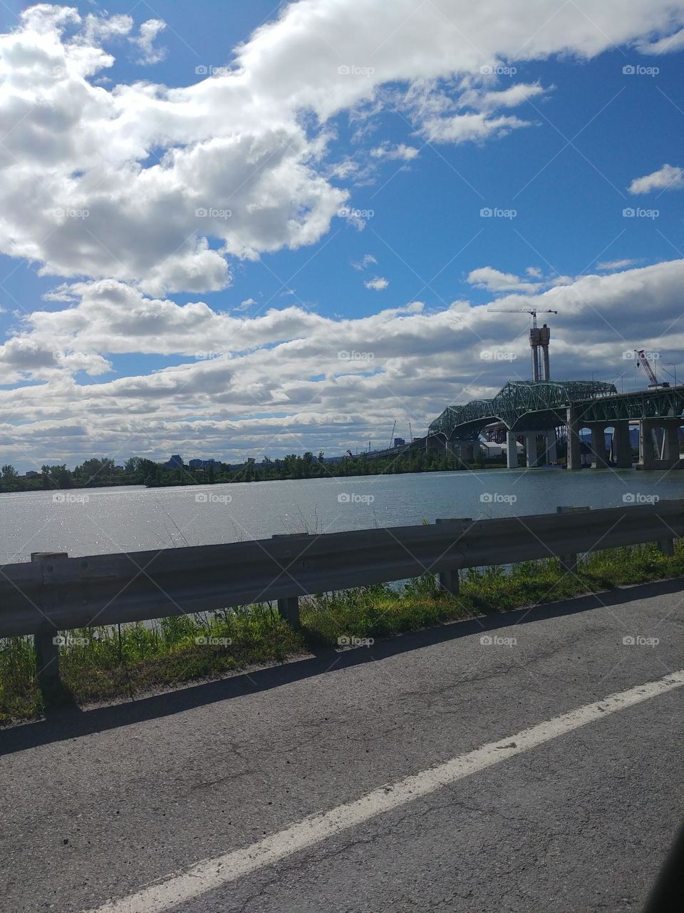 Vue de fleuve St Lorens