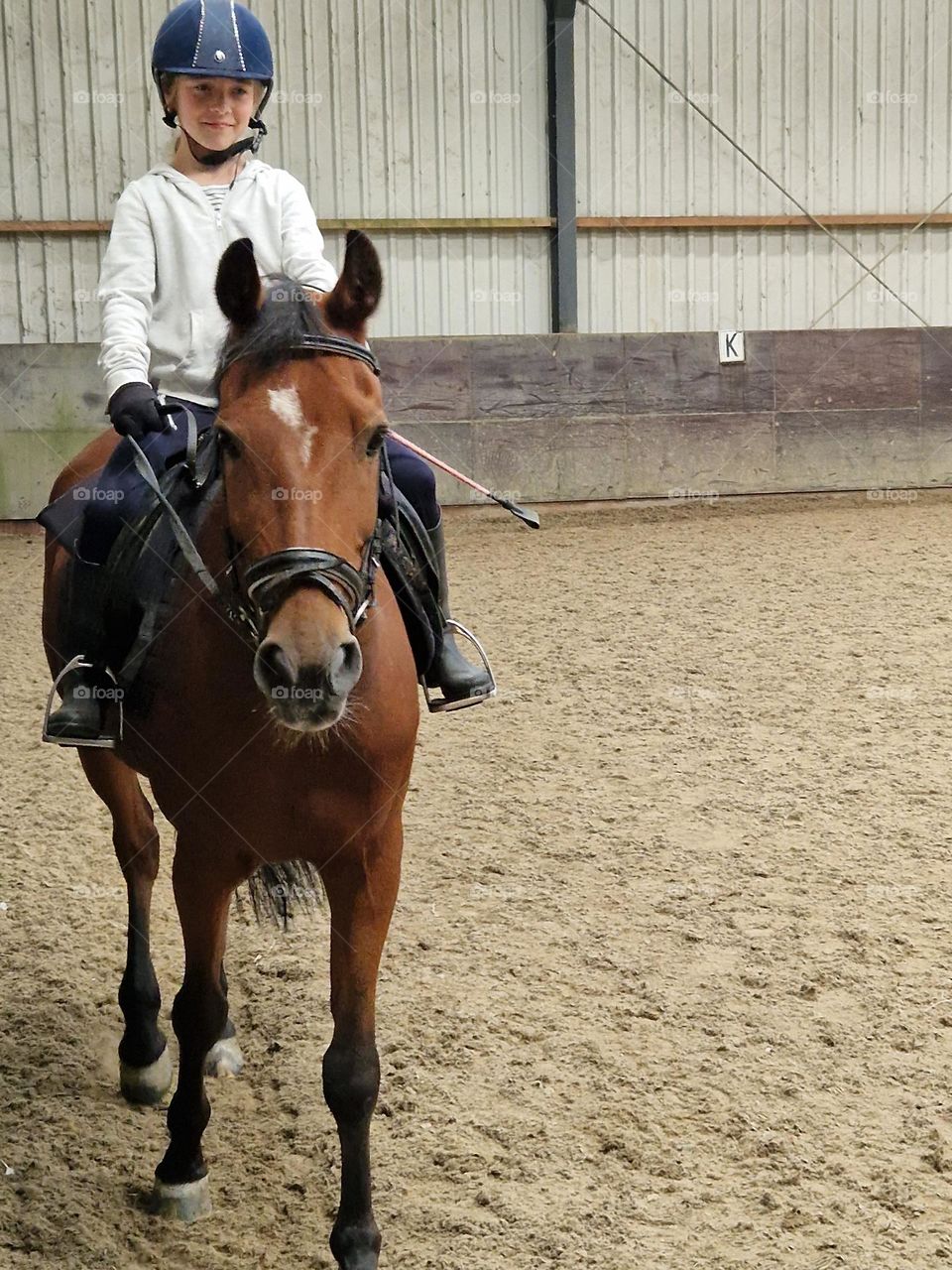 Horse riding lessons at Manege Hoogvliet Netherlands