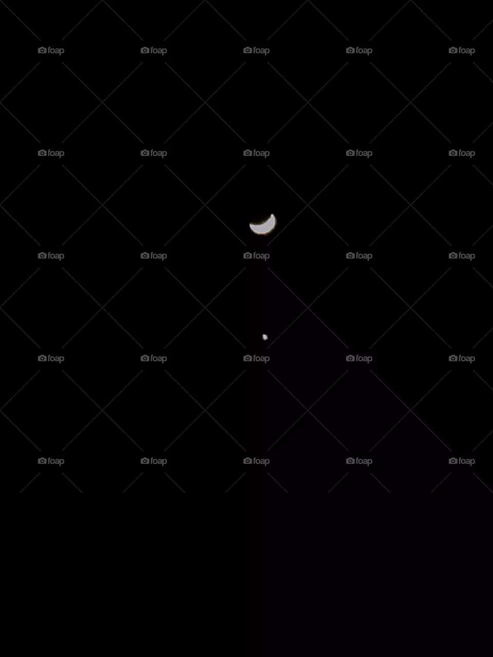 The moon and the star