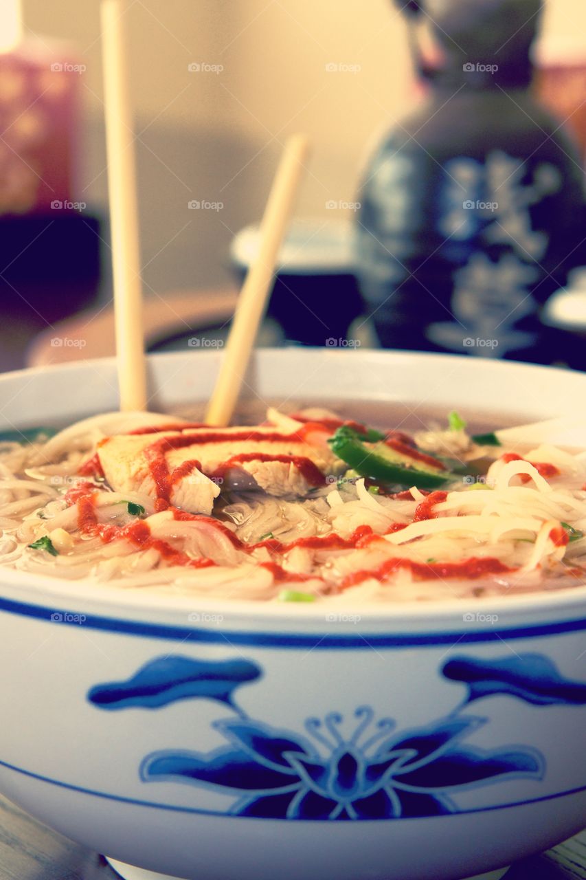 Pho Life. Vietnamese pho soup. 