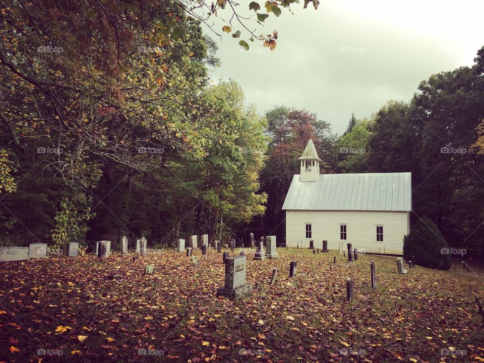 Church in Cades Cove - Great Smoky Mountains