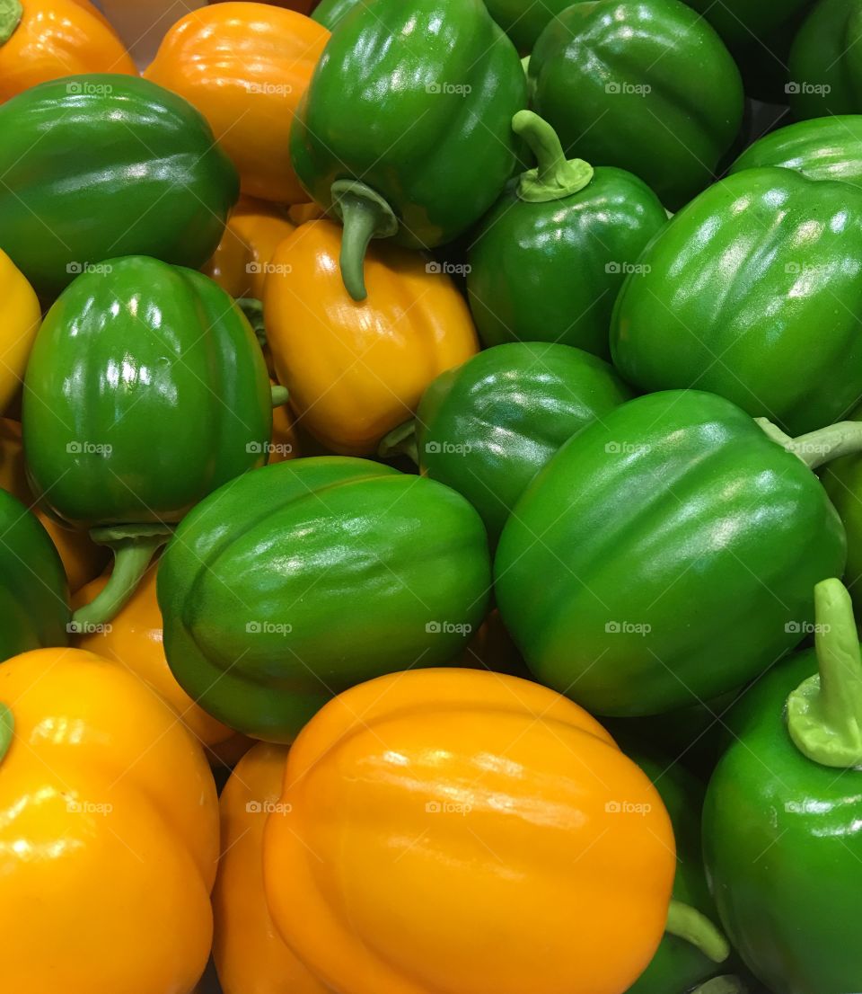 artificial sweet peppers