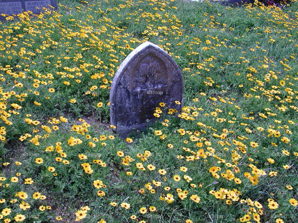 Old tombstone 