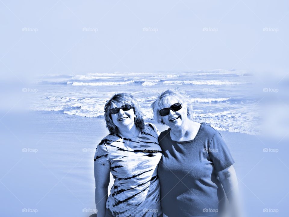 Mom and Me. impromptu trip to South Padre 