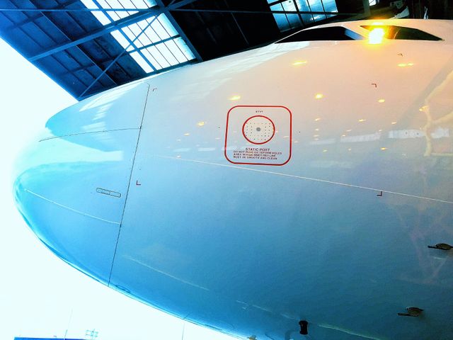 Jet. Nose of a jet
