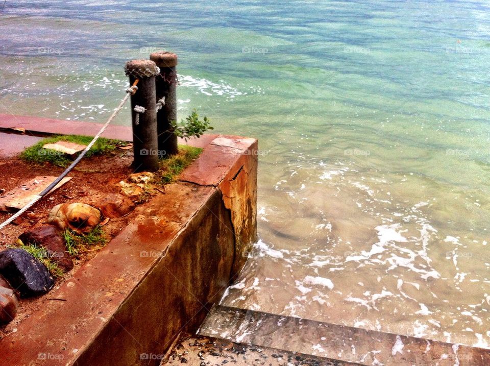 Seashore at the morning