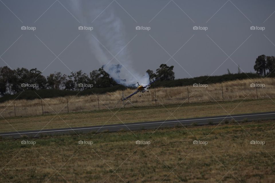 Plane crash at airshow