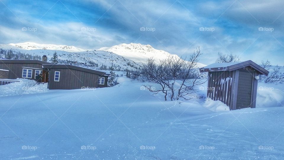 Winter in Tempelseter, Norway