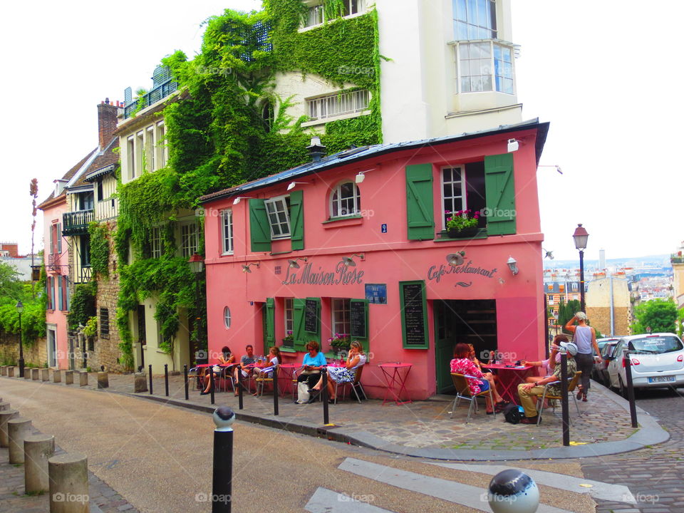 Montmartre. Restaurant in Montmartre,Paris 