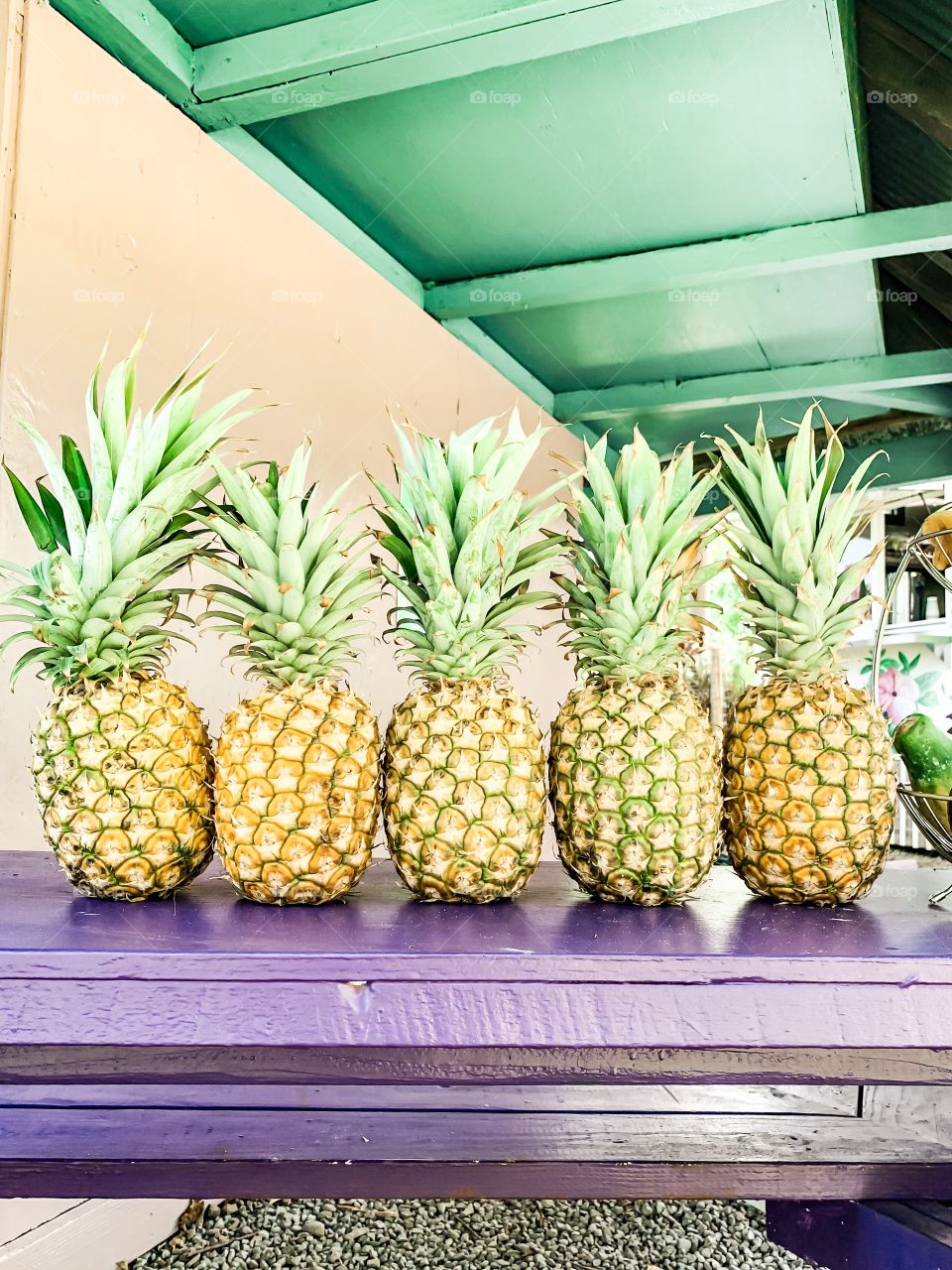 Pineapples have indeed for a long time been a symbol of Hawaii but they are not native to the Hawaiian islands. The perfect treat for a Hawaii vacation!