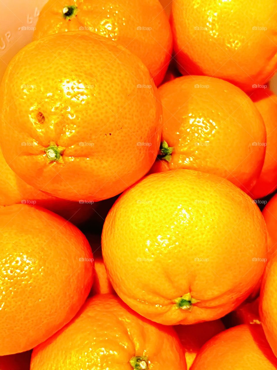 Closeup fresh orange fruit 
