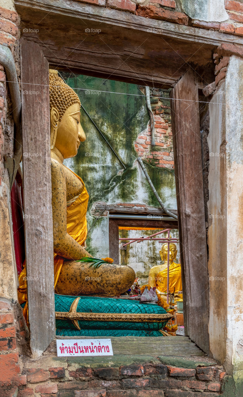 The beauty big buddha in Thailand